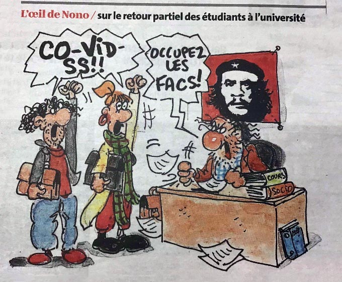 caricature du Télégramme du mardi 26 janvier 2021