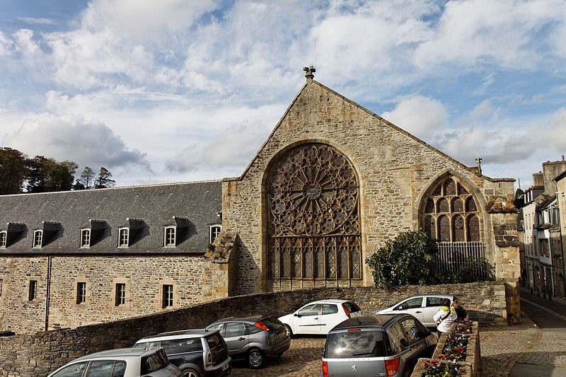 L’ancienne abbaye des Jacobins, près du musée à Morlaix