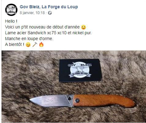 La Forge du Loup sur Facebook